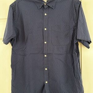 Old Navy Men's Dark Blue Button Down Shirt